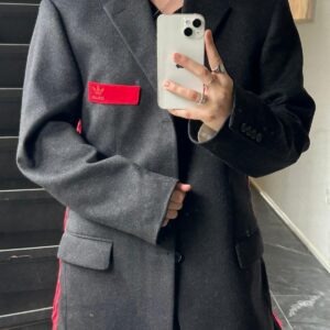 reworked adidas roze /rood M/L