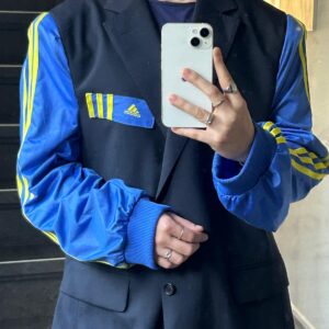 Adidas kobalt blauw/geel