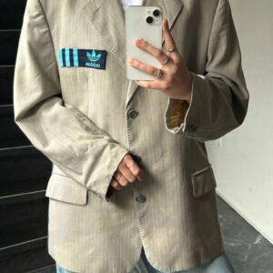 reworked Adidas blue M tot XL