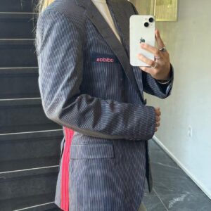 Reworked Adidas stripe blue